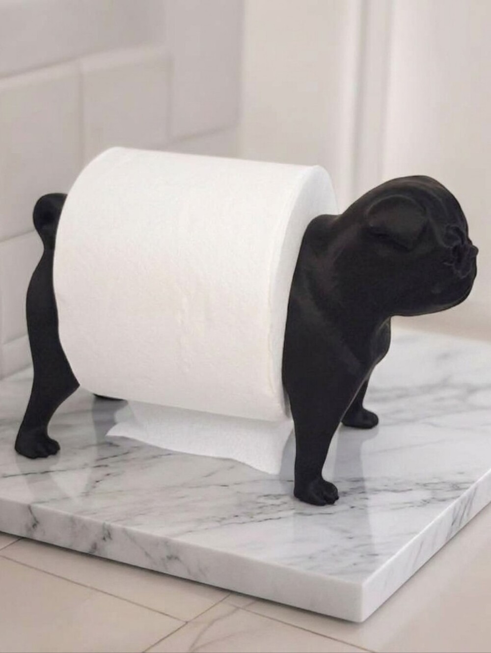 Pug Toilet Paper Holder - Picture 4 of 5